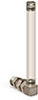 Vented Union Coupling Elbow Nylon Liquid Level Gage, 5 1/2” Sight Opening, 1/2” Male NPT Mounting Thread - B3641-30516BA4W - Oil-Rite Corp.