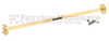 WR-22 Waveguide Section 12 Inch Length Straight Using UG-383/U Flange With a 33 GHz to 50 GHz Frequency Range in Instrumentation Grade - SMF-22S001-12 - Fairview Microwave Inc.