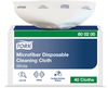Tork Microfiber Disposable Cleaning Cloth, White -- 800200 - Image