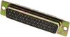 D Sub Conn, Rcpt, Dd, 50Pos, Solder Cup; D Sub Connector Type Itt Cannon - 37P0123 - Newark, An Avnet Company
