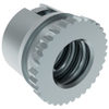DZUS® Lion Quarter-Turn Receptacle, Small Size, Steel Zinc Plate, Bright chromate - 81-35-310-55 - Southco