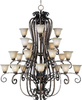 Large Chandeliers-Glass Shade - 4380 - Light Center (The)
