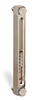 Aluminum Liquid Level Gage with Card Thermometer, 8” Centerline, Front Mount 1/2”-20 - B3540-30800BA1W - Oil-Rite Corp.