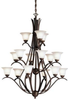 2523TZ Large Chandeliers-Glass Shade - 715703 - Capital Lighting, Inc.