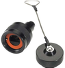 Ruggedized RJ45 Plug, Anodized finish, fits cable OD .271-.330 inches with Dust Cap -- T5B00006 - Image