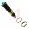 INDICATOR, 9MM LED PANEL MOUNT, BLACK HOUSING, 12VDC, GREEN - 70081924 - Allied Electronics, Inc.