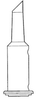 Weller Portasol Single Flat Tip PSI4 - Single Flat Tip - 0.42 in Tip Length - 0.187 in Tip Width - 037103-06263 - R. S. Hughes Company, Inc.
