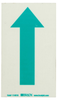 Brady Bradyglo B-645 Plastic Rectangle Gray Directional Sign - 3.5 in Width x 6 in Height - Self-Adhesive - 114916 - 754473-17771 - R. S. Hughes Company, Inc.