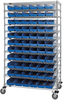 Open Wire Shelving, 12Shelves, 88Bin/blu; Shelving Unit Type Quantum Storage - 44AC8298 - Newark, An Avnet Company