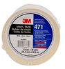 3M 471 White Marking Tape - 3 in Width x 36 yd Length - 5.2 mil Thick - 68870 - 051115-68870 - R. S. Hughes Company, Inc.
