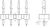 PCB Headers & Receptacles - 2-826548-9 - TE Connectivity