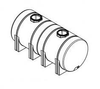 1800 Gallon Horizontal Leg Tank w/ Sump -- N-42992