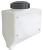 3 Gallon Rectangle Cone Bottom Specialty Rinse Tank - A-SP0003-RT - Plastic-Mart