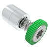 Captive Screw, M3 X 0.5, Press-in, TORX®, Knurled Green Knob - 52-35-51-4-014 - Southco
