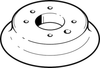 Vacuum cup without connector -- ESV-100-SS - Image