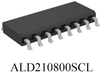 PRECISION N-CHANNEL EPAD® MOSFET ARRAY QUAD HIGH DRIVE ZERO THRESHOLD MATCHED PAIR - ALD210800SCL - Advanced Linear Devices, Inc.