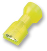 Quick Disconnect Terminal, Female Quick Disconnect, Ultra-Fast Faston Series, 0.25