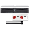 AX105358-CAT 5E Angled Patch Panel, 48 Port, 2U -- CAT 5E Angled PP 48 2U - Image