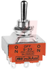 SWITCH, STANDARD SIZE TOGGLE, SOLDER LUG TERMINALS, 3PDT, ON-OFF-ON - 70192217 - Allied Electronics, Inc.