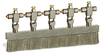 Valve Brush, 11 1/4” X 3/8” Flat Stainless Steel, 1/4