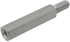 Spacer/standoff, Hex, Al, 6.4Mm X 25.4Mm; Standoff Material Keystone - 62W5305 - Newark, An Avnet Company