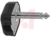 Plug, Phone; 3; Solder; 0.206; Nickel-Plated Copper Alloy - 70214239 - Allied Electronics, Inc.