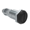 Quarter-Turn Cam Latch, Slotted Recess, Without Cam, Sealed, Zinc Alloy, Powder Coat, Black - E5-6A-005-UU2 - Southco