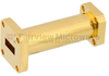 WR-28 to WR-42 Waveguide Transition 2 Inch Length Using UG-599/U to UG-595/U Flange - SMW28TS42001 - Fairview Microwave Inc.