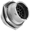Jam Nut Receptacle, Pin, Shell Size 18, Zinc Alloy; Product Range Amphenol Sine/tuchel - 29T6263 - Newark, An Avnet Company