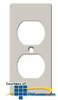 Hubbell KP Series One-Gang Duplex Opening Wall Plate - KP8 - TelephoneStuff.com