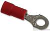Terminal, Ring Tongue, #8, Crimp, Red; Stud Size - Metric Abb - Thomas & Betts - 65F703 - Newark, An Avnet Company