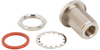 N-Type To Sma Jack Adapter 50 Ohm Straight Bulkhead Rear Mount Ip68 Extreme Exposure Amphenol Rf - 52AK7781 - Newark, An Avnet Company