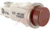 Indicator, Pnl-Mnt:Incandescent;Red;0.50 In;28V;Lens, High Hat;0.187 Terminals - 70130224 - Allied Electronics, Inc.