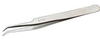 Erem Utility Tweezers 51SA - Stainless Steel Curved Tip - 4.528 in Length -- 043127-60855 - Image