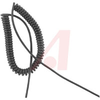 Cord; 2; 0.180 in.; 12 in.; 23 AWG; 120V (Max.); 1 A; Black; UL Listed - 70195144 - Allied Electronics, Inc.