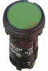 pilot light, LED, flush full voltage, green - 70174994 - Allied Electronics, Inc.