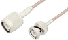 TNC Male to BNC Male Cable 12 Inch Length Using RG316 Coax - PE3C3393-12 - Pasternack