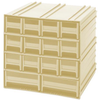 Interlocking Cabinet, 12Drawer, Ivory; No. Of Drawers Quantum Storage - 44AC5984 - Newark, An Avnet Company