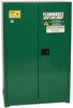 Eagle 45 gal Green Hazardous Material Storage Cabinet - 43 in Width - 65 in Height - Floor Standing - 048441-33483 - 048441-33483 - R. S. Hughes Company, Inc.
