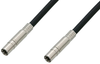 75 Ohm Mini SMB Plug to 75 Ohm Mini SMB Plug Cable 36 Inch Length Using 75 Ohm PE-B159-BK Black Coax - PE38139/BK-36 - Pasternack