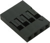 Wire-Board Connector, Receptacle 4 Position, 2.54Mm; Pitch Spacing Multicomp Pro - 08N6815 - Newark, An Avnet Company