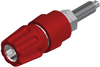 Binding Post, 63A, Panel, Red; Product Range Hirschmann Test And Measurement - 71AC0909 - Newark, An Avnet Company