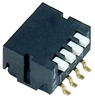 Dip Switch, 4Pos, Spst, Piano Key, Smd; No. Of Circuits Nidec Copal Electronics - 56AC5252 - Newark, An Avnet Company