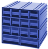Interlocking Cabinet, 14Drawer, Blu; No. Of Drawers Quantum Storage - 44AC5978 - Newark, An Avnet Company