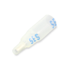 Heat Shrinkable Closed End Connector 37015, Clear Blue Dashes, Sealed, 22-14 Ga. - 37015 - Waytek, Inc.