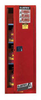 Justrite Sure-Grip EX 54 gal Red Hazardous Material Storage Cabinet - 23 1/4 in Width - 65 in Height - Floor Standing - 697841-11407 - 697841-11407 - R. S. Hughes Company, Inc.
