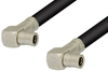 75 Ohm Mini SMB Plug Right Angle to 75 Ohm Mini SMB Plug Right Angle Cable 72 Inch Length Using 75 Ohm RG59 Coax, RoHS - PE34692LF-72 - Pasternack