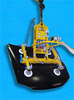 Four Pad Air Powered Vacuum Lifter with Powered Tilt -- AT25M4-40-2/30 - Image