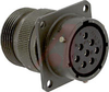 CONNECTOR,WALL MOUNTING RECEPTACLE,CLASS A,SIZE 16,8 #16 SOLDER SOCKET CONTACT - 70010550 - Allied Electronics, Inc.