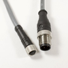 OBSOLETE - Alpha Connect EcoFlex PUR Cordset - M12 Male Straight to M8 Female Straight - 22AWG 4 Poles - DR04GR101 - Slate - 20M (65.6ft) - ALPDR04GR101-SL401 - Lapp Tannehill